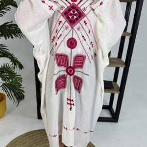 Hand-Embroidered Long Dress – Siwa Heritage Collection