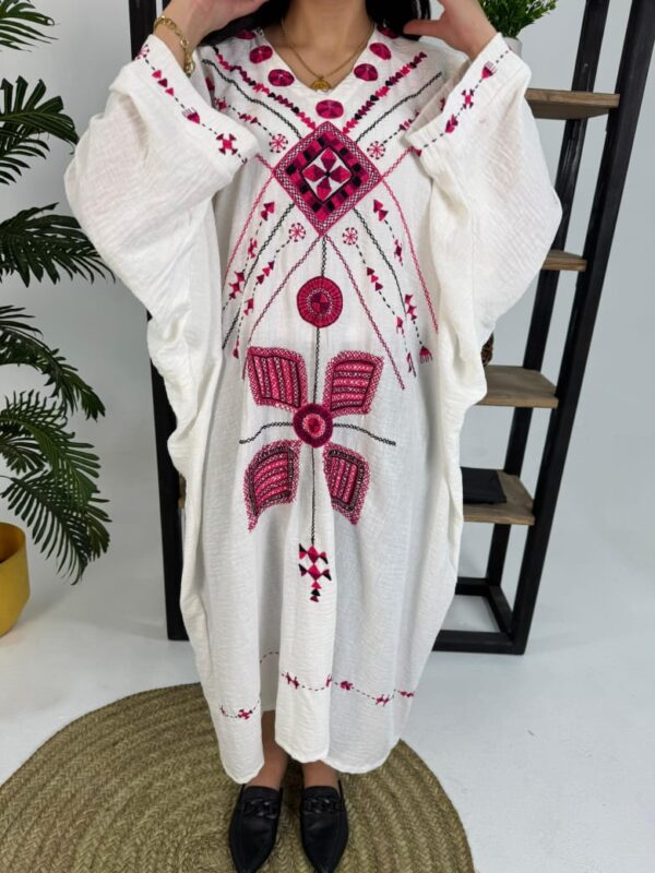 Hand-Embroidered Long Dress – Siwa Heritage Collection