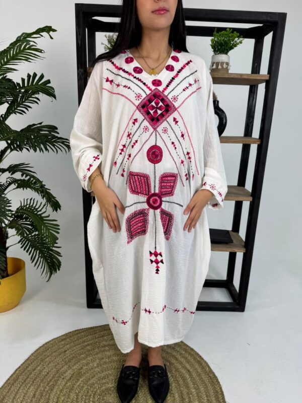 Hand-Embroidered Long Dress – Siwa Heritage Collection - Image 4