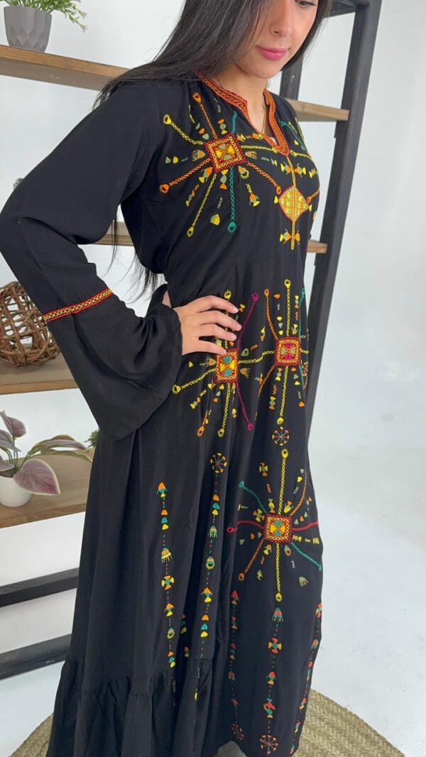 Hand-Embroidered Long dress – Siwa Heritage Collection