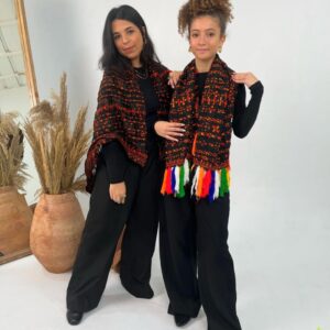 Authentic Handmade Siwan Shawl with Traditional Hand Embroidery from Sinai Heritage